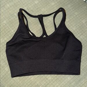 Black Women's Sports Bra